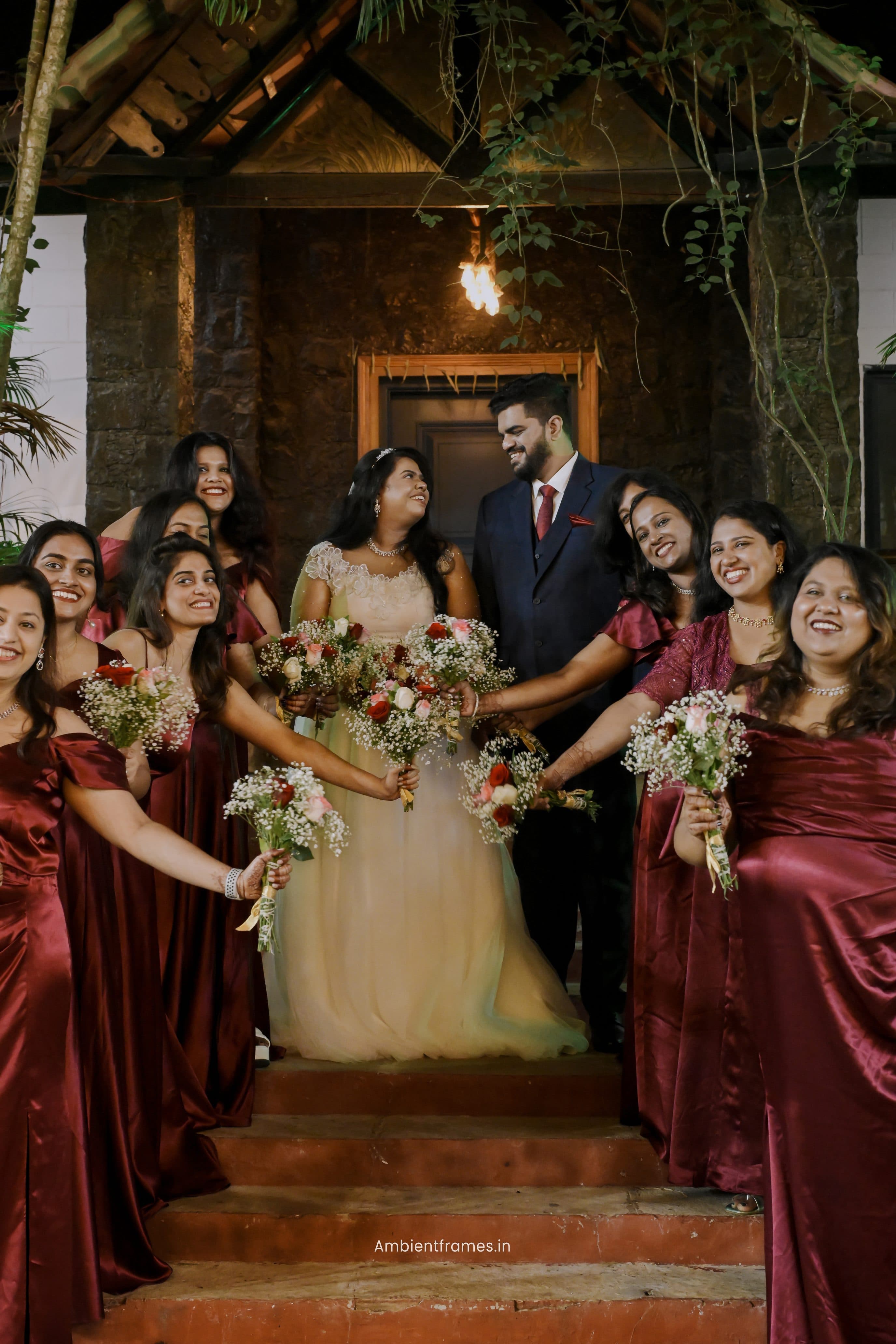 Bridal party portrait